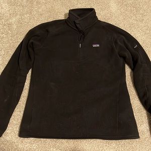 Women’s Patagonia Black Half Zip Pullover